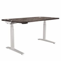Fellowes Levado Oak colour (Fellowes Levado Silver Desk Base and Newport Oak Worktop 1400mm)