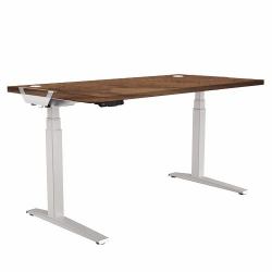 Fellowes 9709901 computer desk Walnut (Fellowes Levado Silver Desk Base and Walnut Worktop 1400mm)