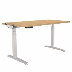 Fellowes Levado Natural wood (Fellowes Levado Silver Desk Base and Maple Worktop 1600mm)