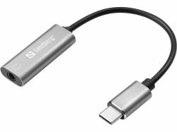 Sandberg USB-C Audio Adapter (Sandberg USB-C til hovedtelefon jackst)