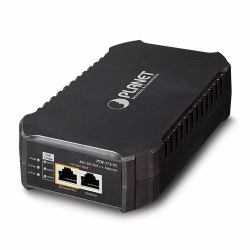 PLANET POE-175-95 network splitter Power over Ethernet [PoE] Black (Single-Port 10/100/1000Mbps - 802.3bt PoE Injector [95 - Watts, PoH, PoE Usage LED] - w/ internal power - Warranty: 36M)