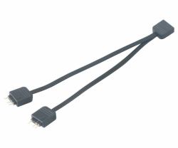 Akasa AK-CBLD08-12BK signal cable 0.12 m Black (Akasa 1-to-2 Addressable RGB LED Splitter Cable)