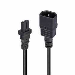 Lindy 2m IEC C14 to IEC C7 [Figure 8] Power Cable (2MIECEXTENSIONCABLEIECC14TOIECC7)