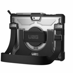 Urban Armor Gear Plasma 25.4 cm [10"] Cover Black, Grey (Urban Armor Gear P-Case + Handschlaufe Surface Go 4/3/2/1)
