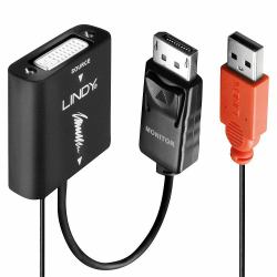 Lindy DVI to DisplayPort Active Converter (^DVI-DTODISPLAYPORTCONVERTERADAPTER)