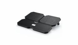 DeepCool Multi Core X6 laptop cooling pad 39.6 cm [15.6"] 1300 RPM Black (Deepcool Multi Core X6 - blÃ¦ser til no)