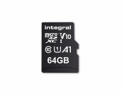Integral 64GB MICRO SDXC UHS-1 U1 CL10 V10 A1 UP TO 100MBS READ (64GB MICRO SDXC UHS-1 U1 CL10 V10 A1 UP TO 100MBS READ INTEGRAL)
