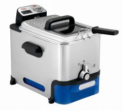 Tefal Oleoclean Pro Inox & Design FR8040 Single 3.5 L 2300 W Black, Stainless steel (Tefal Oleoclean Pro Inox & Design FR80)
