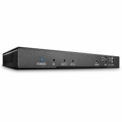 Lindy 2 Port HDMI 18G Splitter with Audio and Downscaling (2 Port Hdmi 2.0 18G Splitter - With Audio - Warranty: 24M)