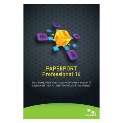 Nuance PaperPort Professional 14, 501-1000u, WIN Document management (PAPERPORT PROFESSIONAL 14 - LICENCES DE 501 - 1000 USERS)