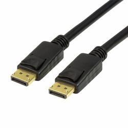 LogiLink CV0120 DisplayPort cable 2 m Black (DisplayPort cable, DP/M to - DP/M, 8K/60 Hz, black, 2 m - Warranty: 48M)