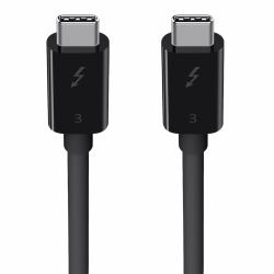 Belkin F2CD084bt0.8MBK 0.8 m 40 Gbit/s Black (0.8 M 40 Gbit/S Black - Warranty: 12M)