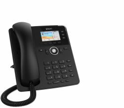 Snom Tischtelefon D717 IP phone Black 3 lines TFT (SIP D717 Black Phone PoE, Executive Business Phone)