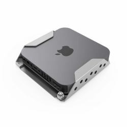 Compulocks Mac mini Security Mount with Keyed Cable Lock Silver (MAC MINI SECURITY MOUNT WITH - KEYED CABLE LOCK SILVER)