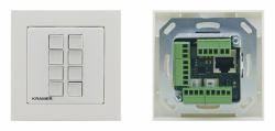 Kramer Electronics RC-308/EU-80/86[W] (RC-308 Keypad - 8-Button PoE and I/O Control Keypad - White)