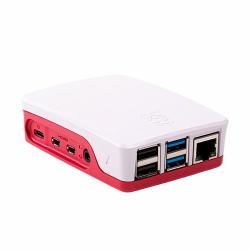 Pi 4 Case - Red/White - Warranty: 12M