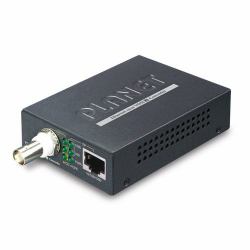 PLANET VC-232G network media converter 300 Mbit/s Black (1-port 10/100/1000T Ethernet - over Coaxial Converter[Downstr - eam:200Mbps,upstream:100Mbps] - Warranty: 36M)