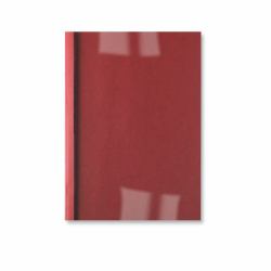 GBC LeatherGrain Thermal Binding Covers 3mm Red [100] (GBC IB451218 Leathergrain A4 Thermal Binding Covers Red Pack of 100)
