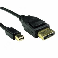 Cables Direct CDLMDP8K-02MK DisplayPort cable 2 m Mini DisplayPort Black (2m Mini DisplayPort to DisplayPort v1.4 8K cables)