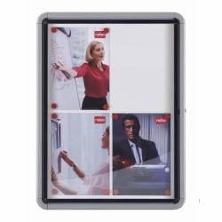 Nobo Premium Plus Outdoor Magnetic Lockable Notice Board 4xA4 (Nobo lukket nyhedstavle - hvid)