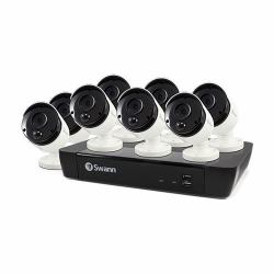 Swann SWNVK-875808 video surveillance kit Wired 8 channels (Swann 5 Megapixel 8 Channel Night Vision Wired Video Surveillance System 2 TB HDD)