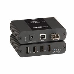 Black Box IC406A-R2 console extender Console transmitter (Blackbox 4 PORT USB 2.0 SM FIBER EXTENDER [1Year warranty])