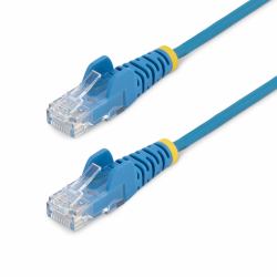StarTech.com 2.5 m CAT6 Cable - Slim - Snagless RJ45 Connectors - Blue (StarTech.com CAT6 Cable - 2.5 m)