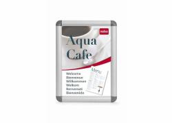 Nobo Essence A0 Poster Frame (Nobo 1902208 A0 Clip Frame Silver and Grey)