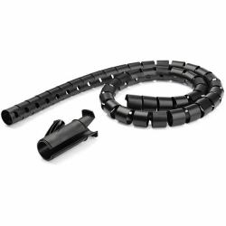 StarTech.com 1.5 m [4.9 ft.] Cable-Management Sleeve - Spiral - 25 mm [1 in.] Diameter (SPIRAL CABLE MANAGEMENT SLEEVE - 25MM X 1.5M /1X 4.9 - BLACK)