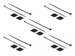 DeLOCK 18831 cable tie mount Black Nylon 10 pc[s] (Delock kabelbÃ¥nd montering)