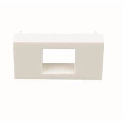 Garbot F22 Keystoneplate Empty. 22.5X45 mm. White (Keystoneplate. 22.5x45 mm. - White - Warranty: 12M)