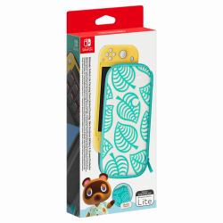 Nintendo 10004106 portable game console case Sleeve case Green, White (Nintendo Animal Crossing: New Horizons)
