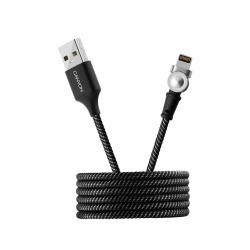 Canyon CNS-CFI8B lightning cable 1 m Black (Canyon Lightning charging cable)