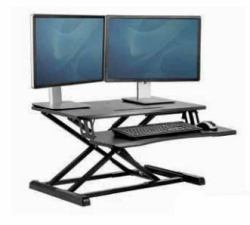 Fellowes Corsivo 17 kg Black (CORSIVO SIT-STAND WORKSTATION)