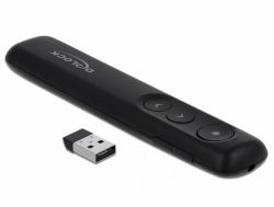 DeLOCK USB Laser Presenter black (Delock fjernbetjening til prÃ¦sentation)