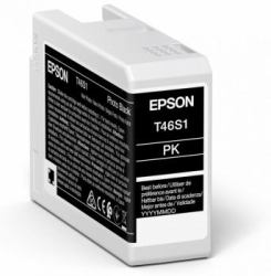 Epson Singlepack Photo Black T46S1 UltraChrome Pro 10 ink 25ml (EPSON T46S1 BLACK INK SC-P700)