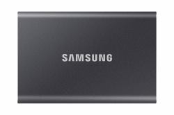 Samsung Portable SSD T7 1 TB USB Type-C 3.2 Gen 2 [3.1 Gen 2] Grey (Samsung T7 MU-PC1T0T - SSD - encrypted - 1 TB - external [portable] - USB 3.2 Gen 2 [USB-C connector] - 256-bit AES - titan grey)