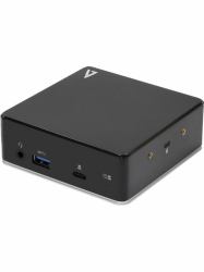 V7 Universal USB-C Docking Station w/ Dual HDMI, 3.5mm Combo Audio, Gigabit Ethernet, 3 x USB 3.1 ports and 85W PD (USB-C PD UNIVERSAL DOCK 2X HDMI - 1080P COMBO AUDIO GB ETHERNET)