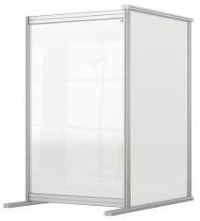 Nobo 1915498 magnetic board Grey, Transparent (Nobo 1915498 Premium Plus Desk Divider Extender 600x1000mm Acrylic)