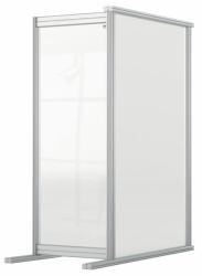 Nobo 1915499 magnetic board Grey, Transparent (Nobo 1915499 Premium Plus Desk Divider Extender 400x1000mm Acrylic)
