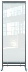 Nobo 1915552 magnetic board Grey, Translucent (Nobo 1915552 Premium Plus Clear PVC Free Standing Protective Room Divider Screen 780x2060mm)