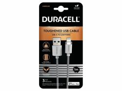 Duracell USB7012W lightning cable White (Duracell 1M USB-A to Lightning Braided)