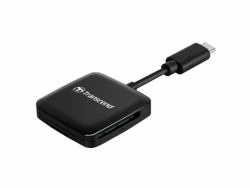 Transcend RDC3 Card Reader (SD/MICROSD CARD READER USB 3.2 - GEN 1 BLACK TYPE C)