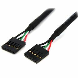 StarTech.com 18in Internal 5 pin USB IDC Motherboard Header Cable – F/F (Startech.com USB IDC Motherboard Cbl)