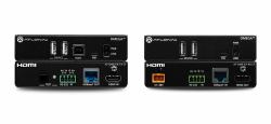 Atlona AT-OME-EX-KIT-LT network extender Network transmitter & receiver Black (AT-OME-EX-KIT-LT - HDBaseT TX/RX for HDMI with USB Black)
