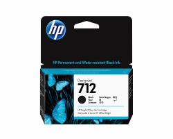HP 712 38-ml Black DesignJet Ink Cartridge (OEM HP 3ED70A /712 Black ink cartridge 38ml)