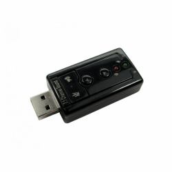 Cables Direct USB-021KB audio card 7.1 channels (CDL USB 3D 7.1 Audio Adapter)