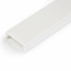StarTech.com Solid Cable Management Raceway with Adhesive Tape & Cover, 1-1/4"[32mm]W x 3/8"[11mm]H - 3ft[1m] length, PVC Network/Power Cord Hider/Wall Wire Duct, Max 12 Cables, UL Listed - TAA (St...