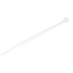StarTech.com 4"[10cm] Cable Ties - 1/16"[2mm] wide, 7/8"[22mm] Bundle Diameter, 18lb[8kg] Tensile Strength, Nylon Self Locking Zip Ties with Curved Tip - 94V-2/UL Listed, 100 Pack - White (100 PACK...