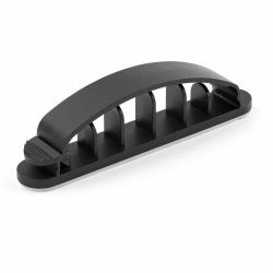 StarTech.com 100 Pack Cable Management Clips - Self Adhesive 6 Slot Cable Comb - Resusable Desktop USB/Computer/Ethernet/AV Cord Organizer - Sticky Cable Holders - Nylon Cable Clamp UL Rated (100 P...